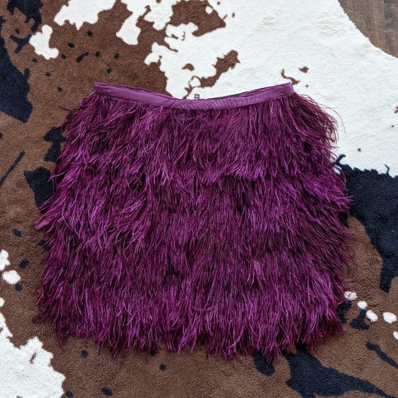 OSTRICH SKIRT - Picture 2 of 5